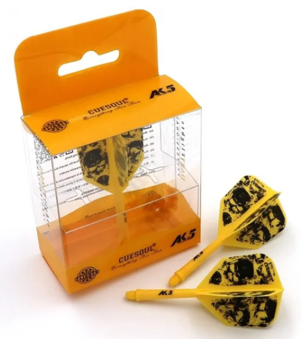 ROST AK5 Jaune Motif Skeleton - Big Wing - Lot de 3