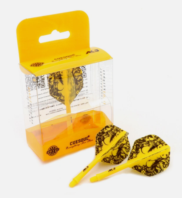 ROST AK5 Jaune Motif Beauty - Standard - Taille M - Lot de 3