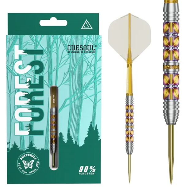 FOREST BUTTERFLY 22g / 24g - 90% Tungsten - Pointe Acier