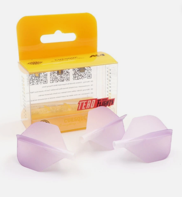 TERO AK4 Ailettes Violet dégradé - Standard - Lot de 3