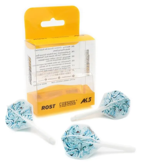 ROST AK5 Blanc Motif White Tiger - Standard - Taille M - Lot de 3