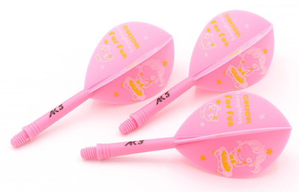 ROST AK5 Rose Motif Girl - Teardrop - Taille M - Lot de 3