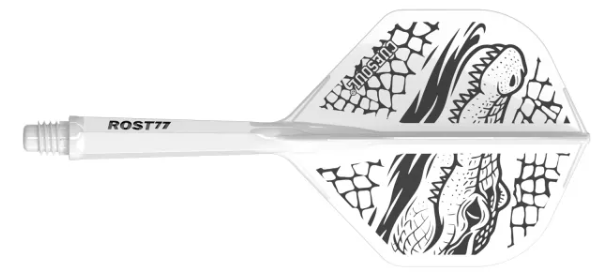 ROST 77 Blanc Motif Crocodile - Standard - Taille M - Lot de 3