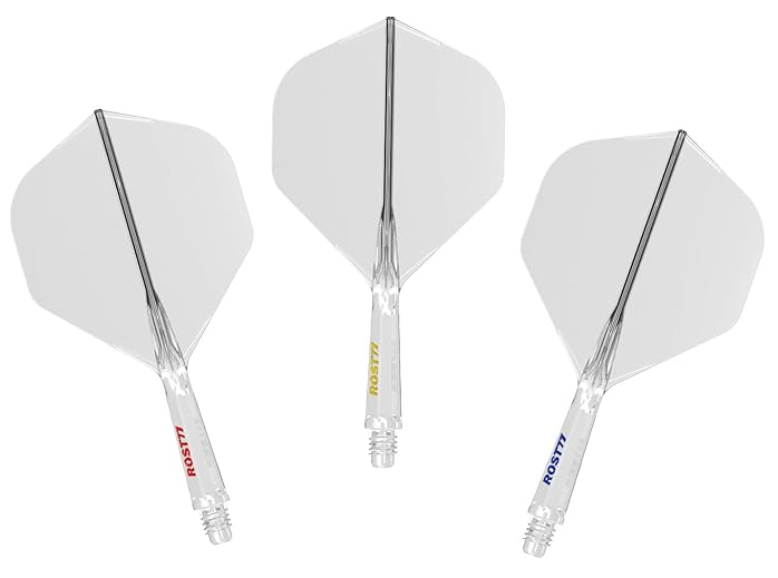 ROST 77 Transparente avec Logo Bleu / Rouge / Jaune - Standard - Lot de 3