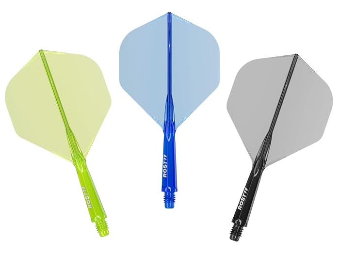 ROST 77 Vert / Bleu / Noir Transparente - Standard - Lot de 3