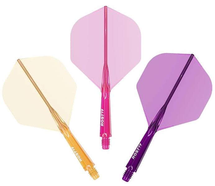 ROST 77 Orange / Rose / Violet Transparente - Standard - Lot de 3