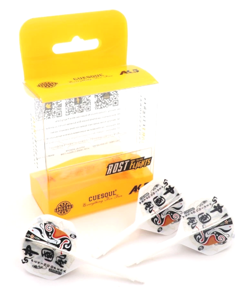 ROST AK5 Blanc Motif Pekin Opera Mask - Standard - Taille M - Lot de 3