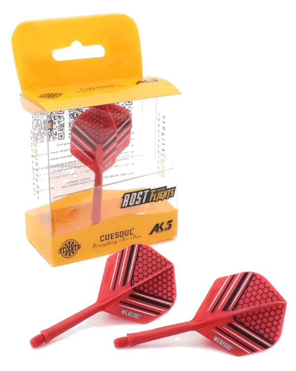 ROST AK5 Rouge Motif Honeycombs - Standard - Taille M - Lot de 3