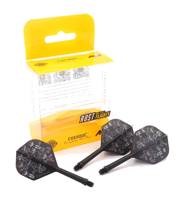 ROST AK5 Noir Motif Catty - Standard - Taille M - Lot de 3