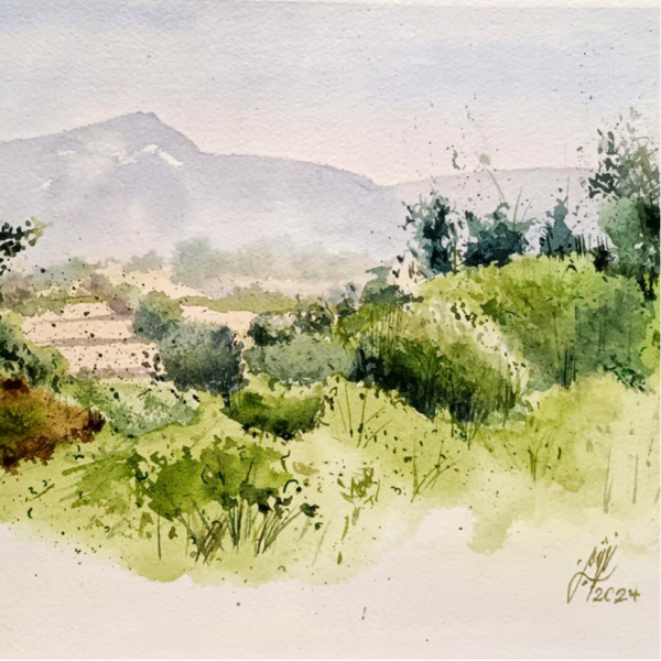 Samstags Workshop Ticket Aquarell