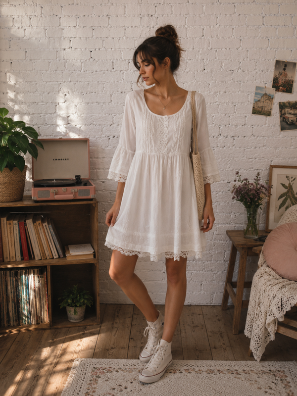 🦋DENNY ROSE - Robe Tunique Romantique