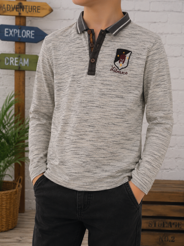 LIBERTO - Polo manches longues