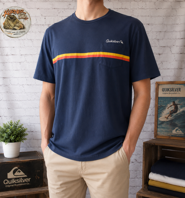 🛹 QUICKSILVER - T-shirt  Vintage Style