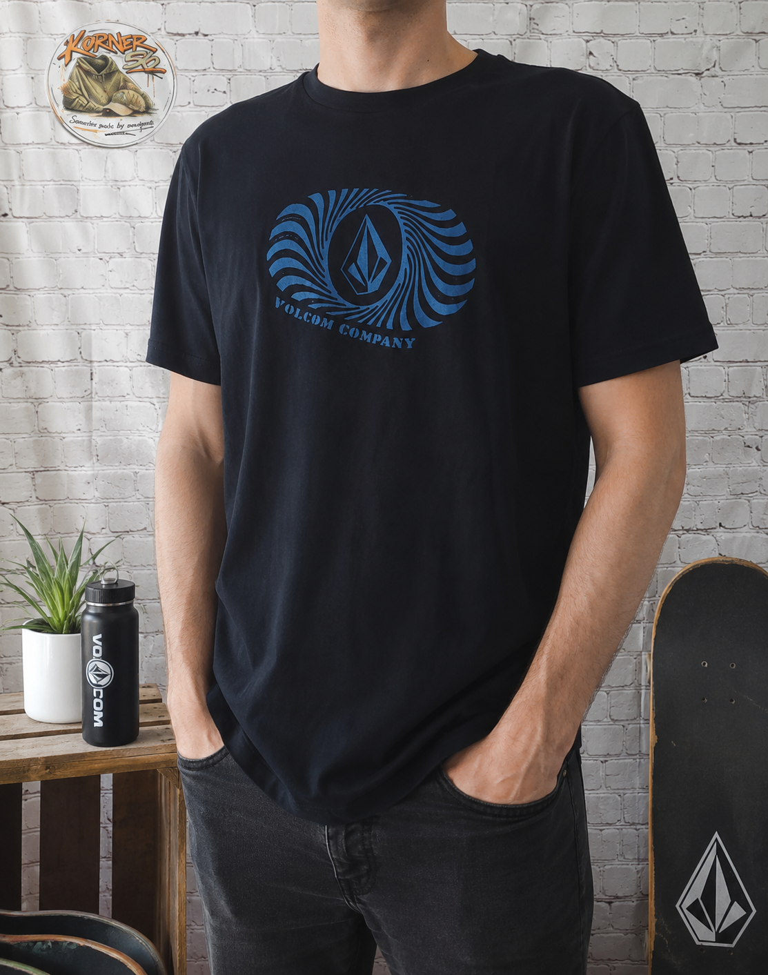 🛹VOLCOM COMPANY - T-shirt en coton bio