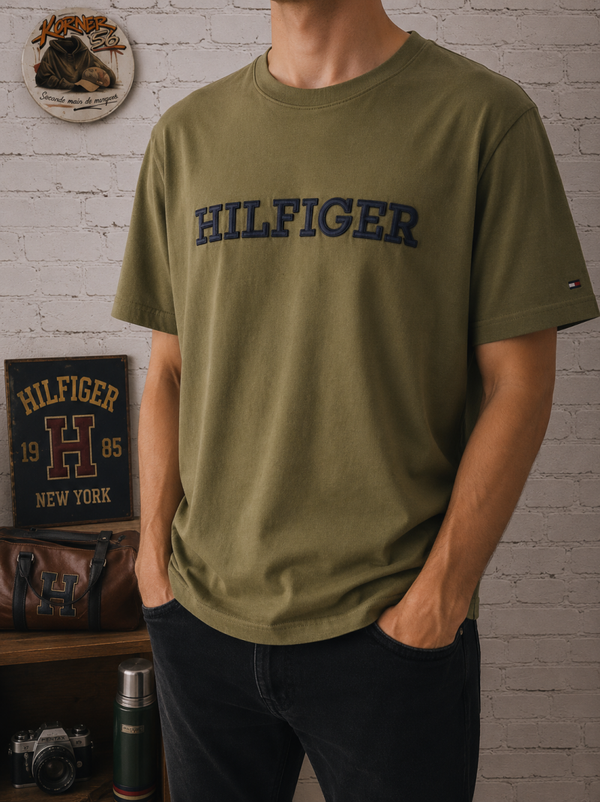 😎TOMMY HILFIGER - T-Shirt à manches courtes