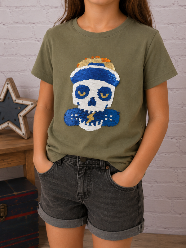 KIABI - T-shirt à sequins - Mixte