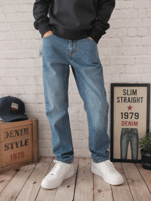 CNY COMPLICES - Jean garçon Slim Straight 1979