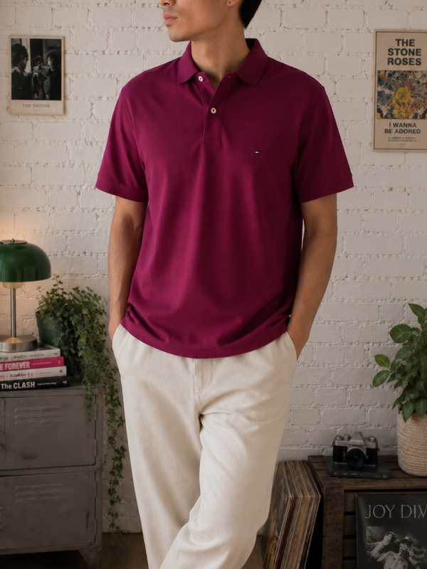 🕶️TOMMY HILFIGER - Polo Premium Pique
