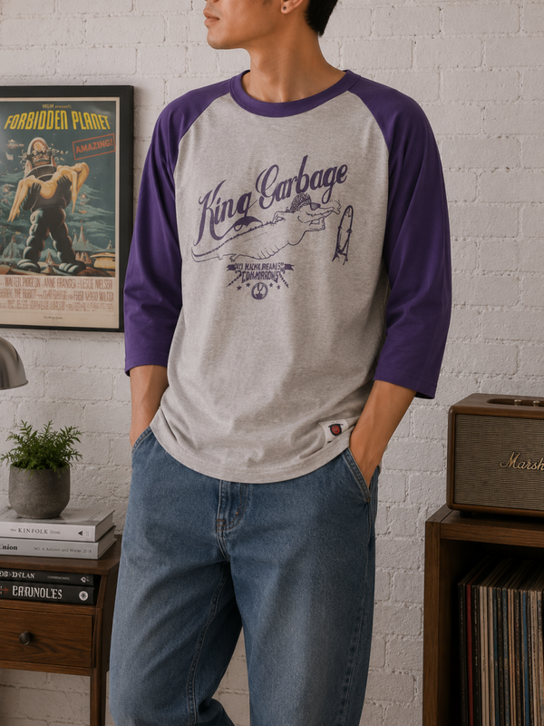 ⚾️CHAMPION - T-shirt Baseball Collector "King Garbage"