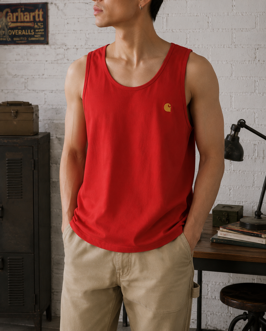 🦾CARHARTT - Débardeur WIP - Style Urbain & Robuste