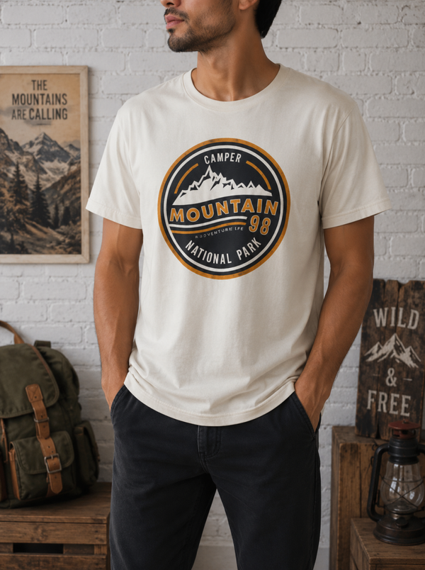 🌲NPO - T-shirt Graphique "Mountain National Park" – Look Outdoor