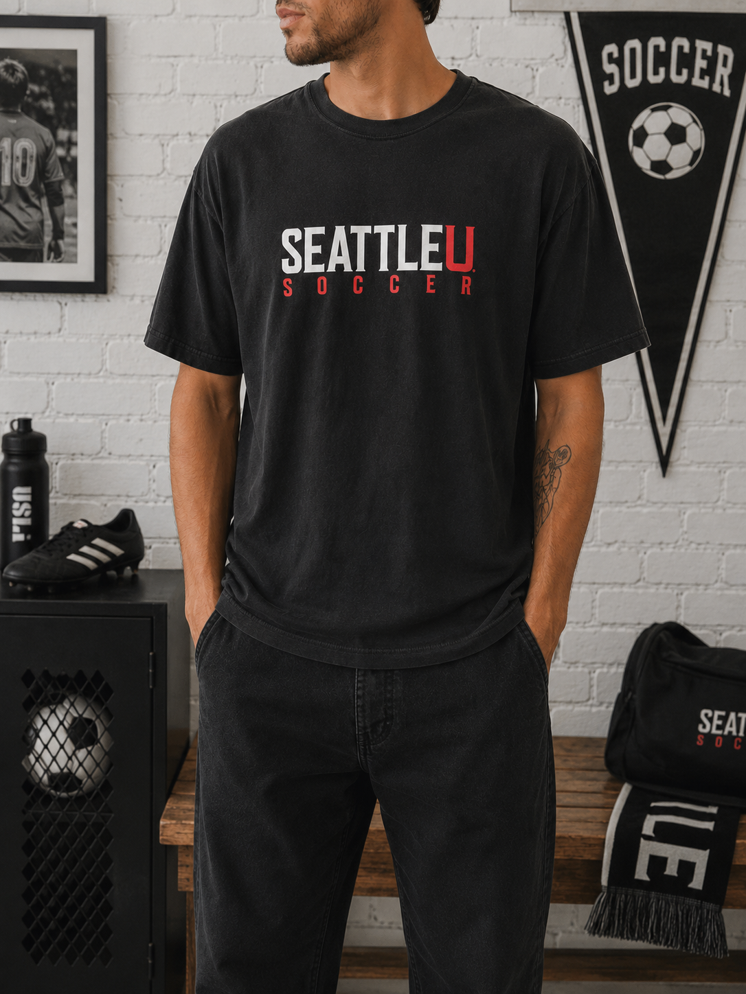 ⚽CHAMPION - T-shirt Seattle U Soccer - Vintage Style