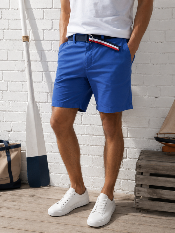 😎TOMMY HILFIGER - Short avec ceinture incluse