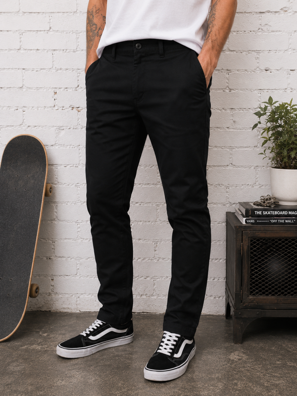 CARHARTT WIP - Pantalon Modèle "Sid Pant" - Noir