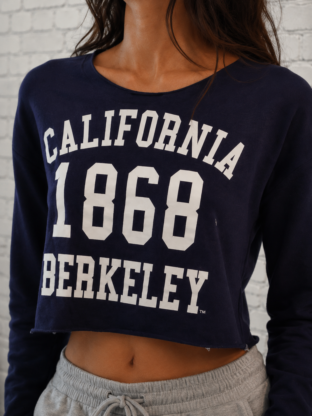 BOXEURS DES RUES - Sweat-shirt court (crop top) à manches longues