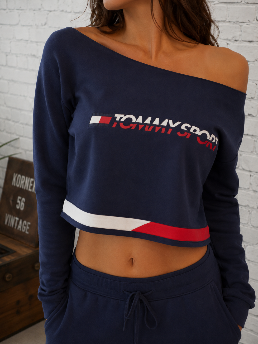 TOMMY SPORT - Sweat Cropped