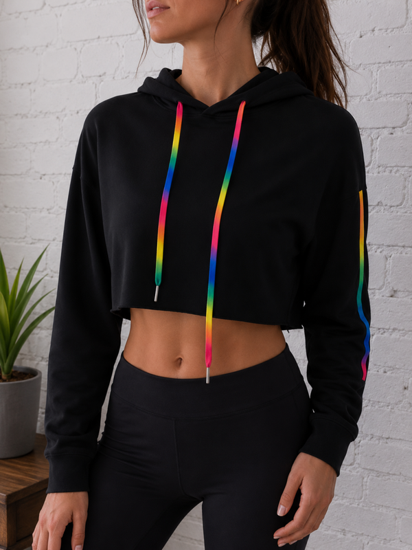 BERSHKA - Hoodie croc-top