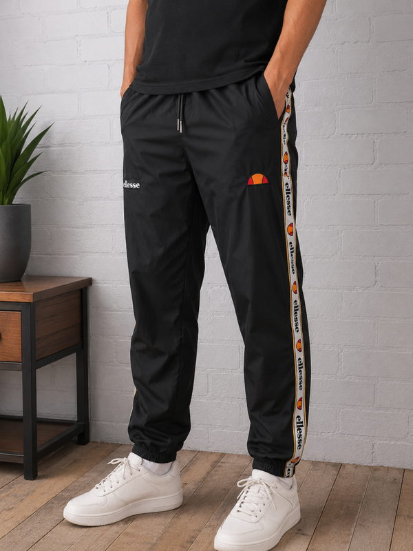 ELLESSE - Pantalon de Jogging – Style Tracksuit Rétro