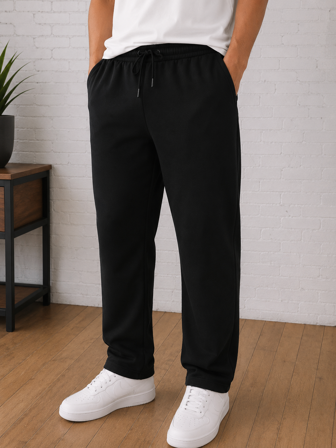 ZARA - Pantalon de jogging noir - Confort et style