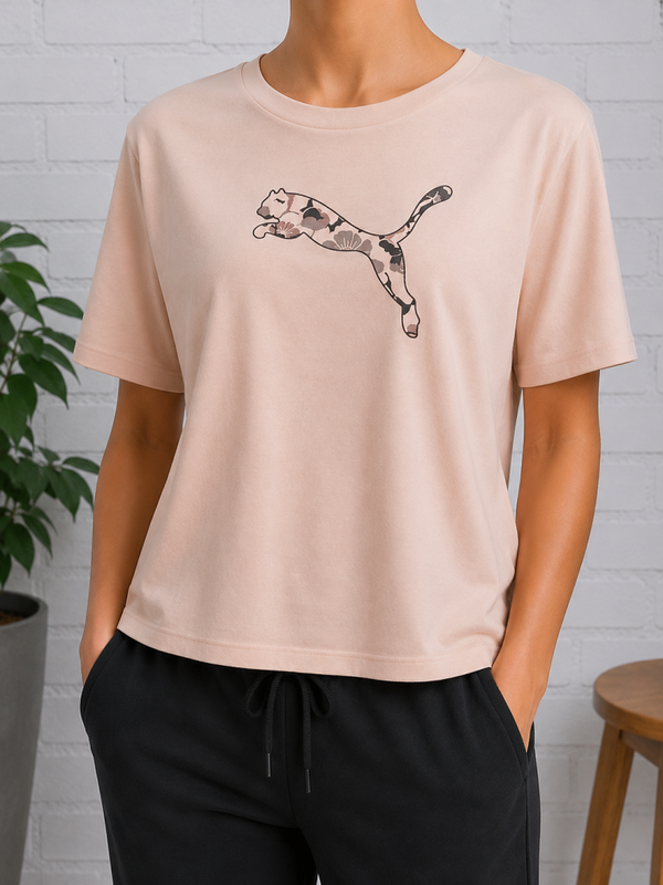 PUMA - T-shirt femme - Cropped Tee
