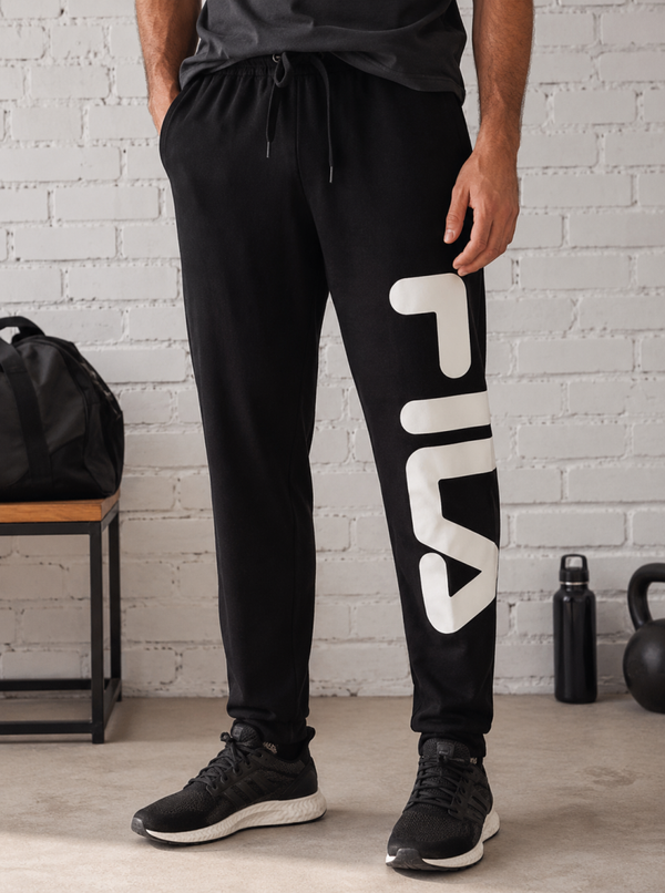 FILA - Pantalon de jogging - Logo XXL blanc