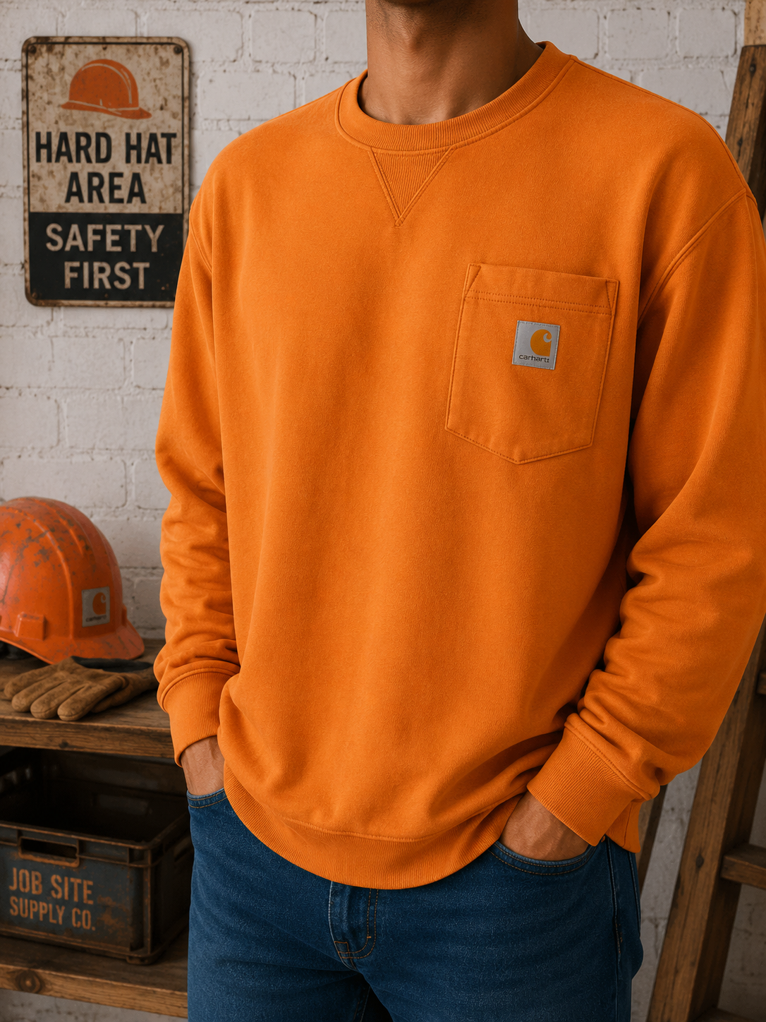 🏗️CARHARTT - Sweat Original Fit
