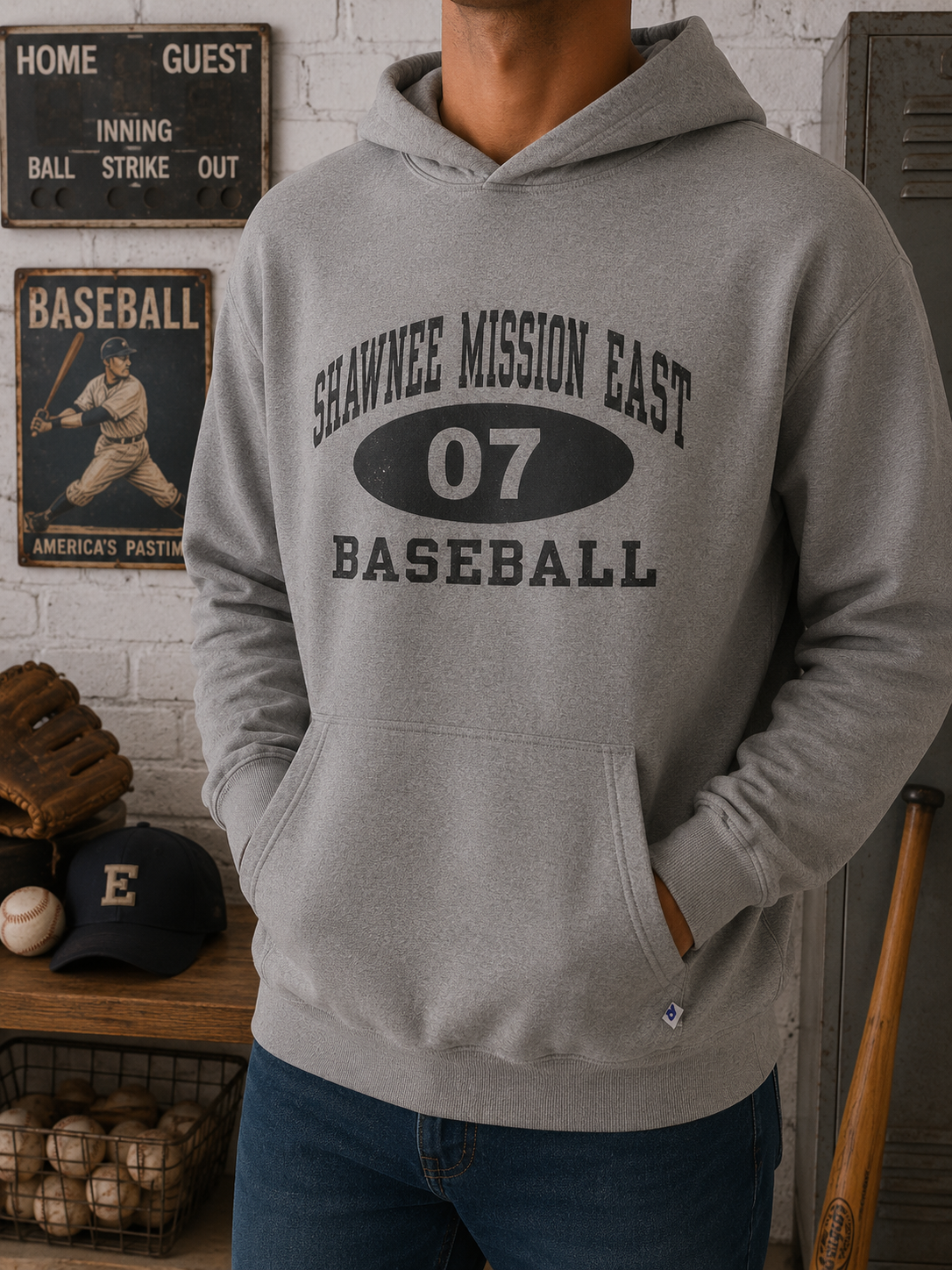 RUSSELL ATHLETIC - Hoodie universitaire ⚾