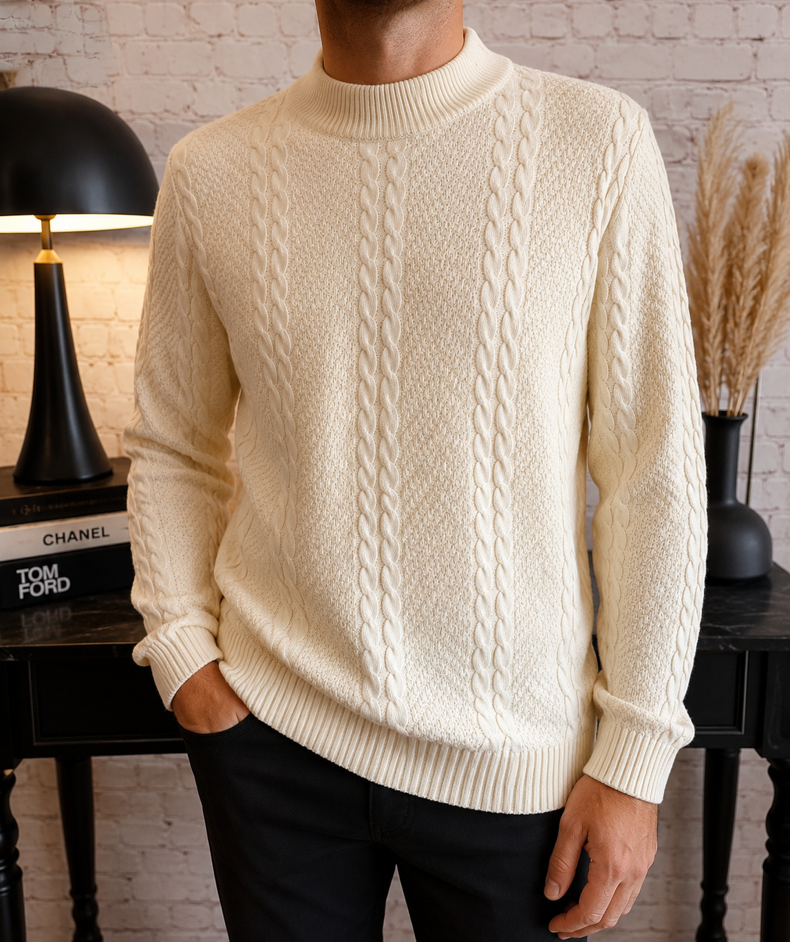 JACK & JONES - Pull torsadé - Style chic & intemporel