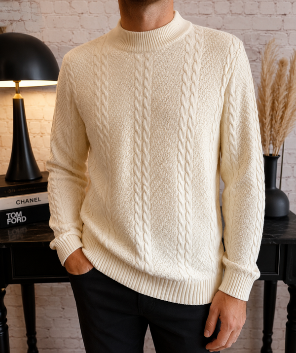 JACK & JONES - Pull torsadé - Style chic & intemporel