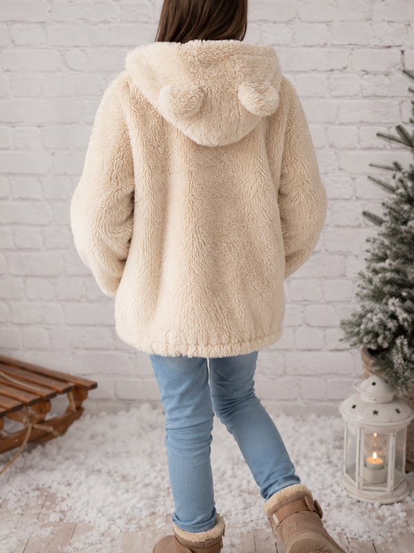 Manteau fausse fourrure - Effet peluche