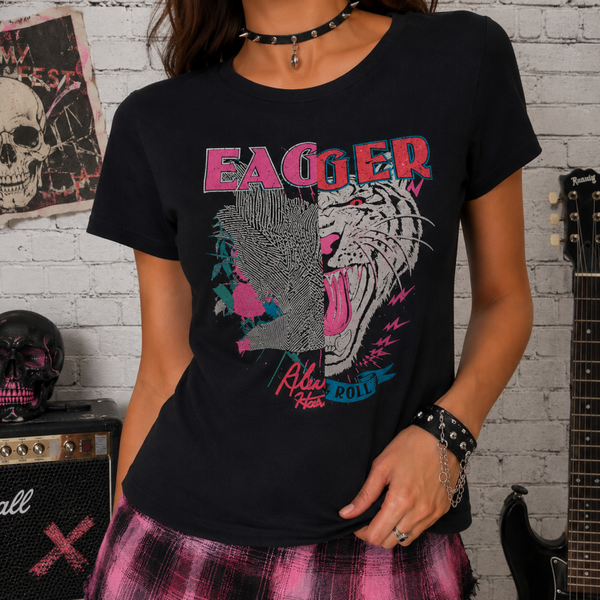 DESIGUAL - T-shirt "Eager Rock"