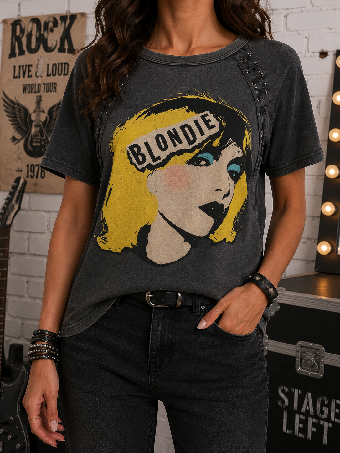 BLONDIE - T-shirt esprit rock