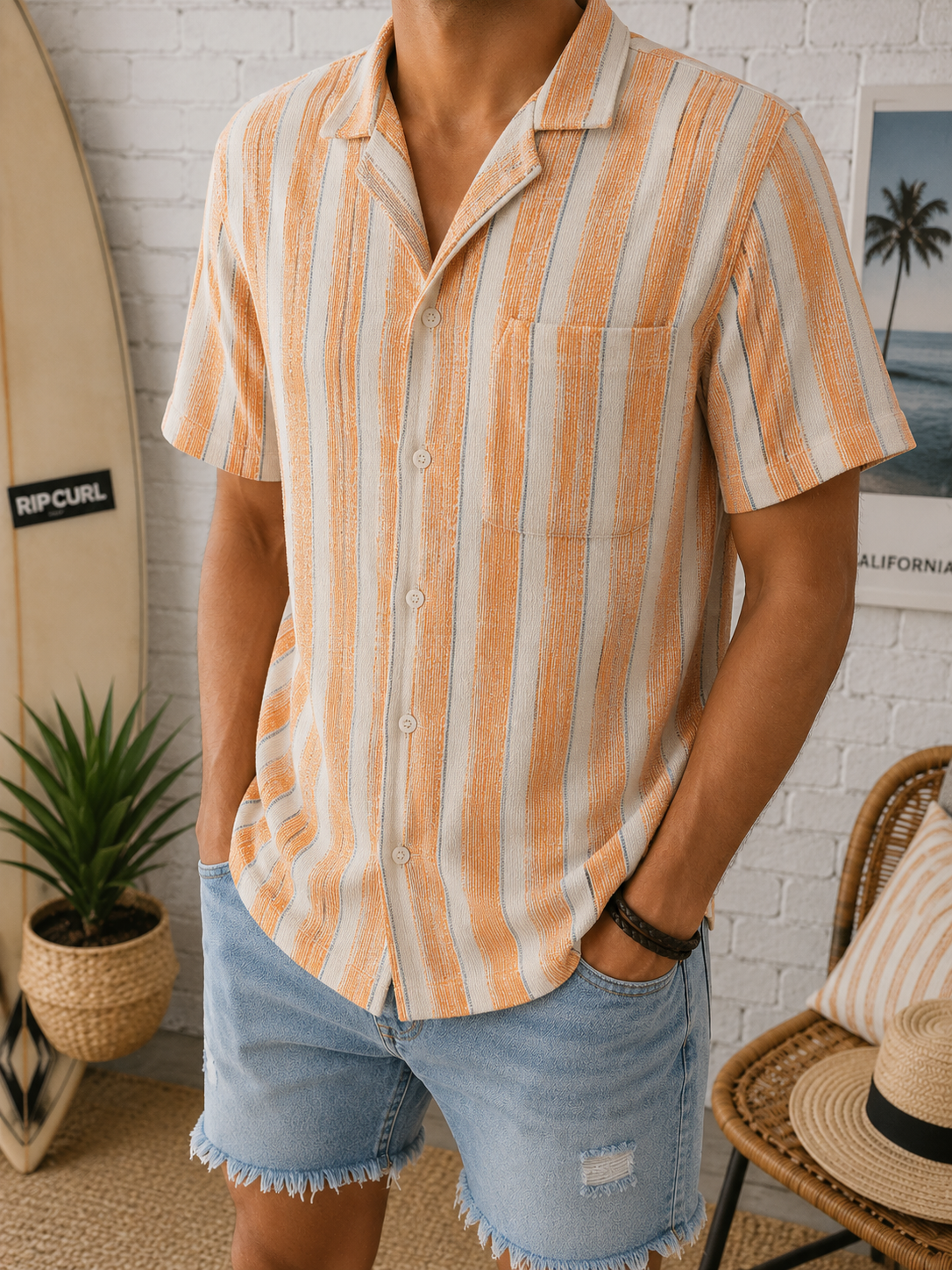 ☀️ZARA - Chemise Relaxed Fit - Taille M