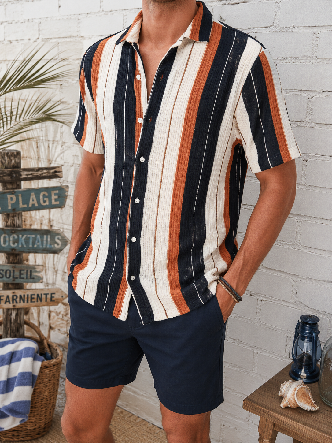 ZARA - Chemise texturée - Taille M
