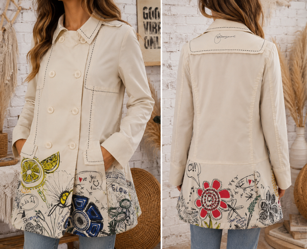 DESIGUAL - Imperméable "Arty Design" - Taille 44