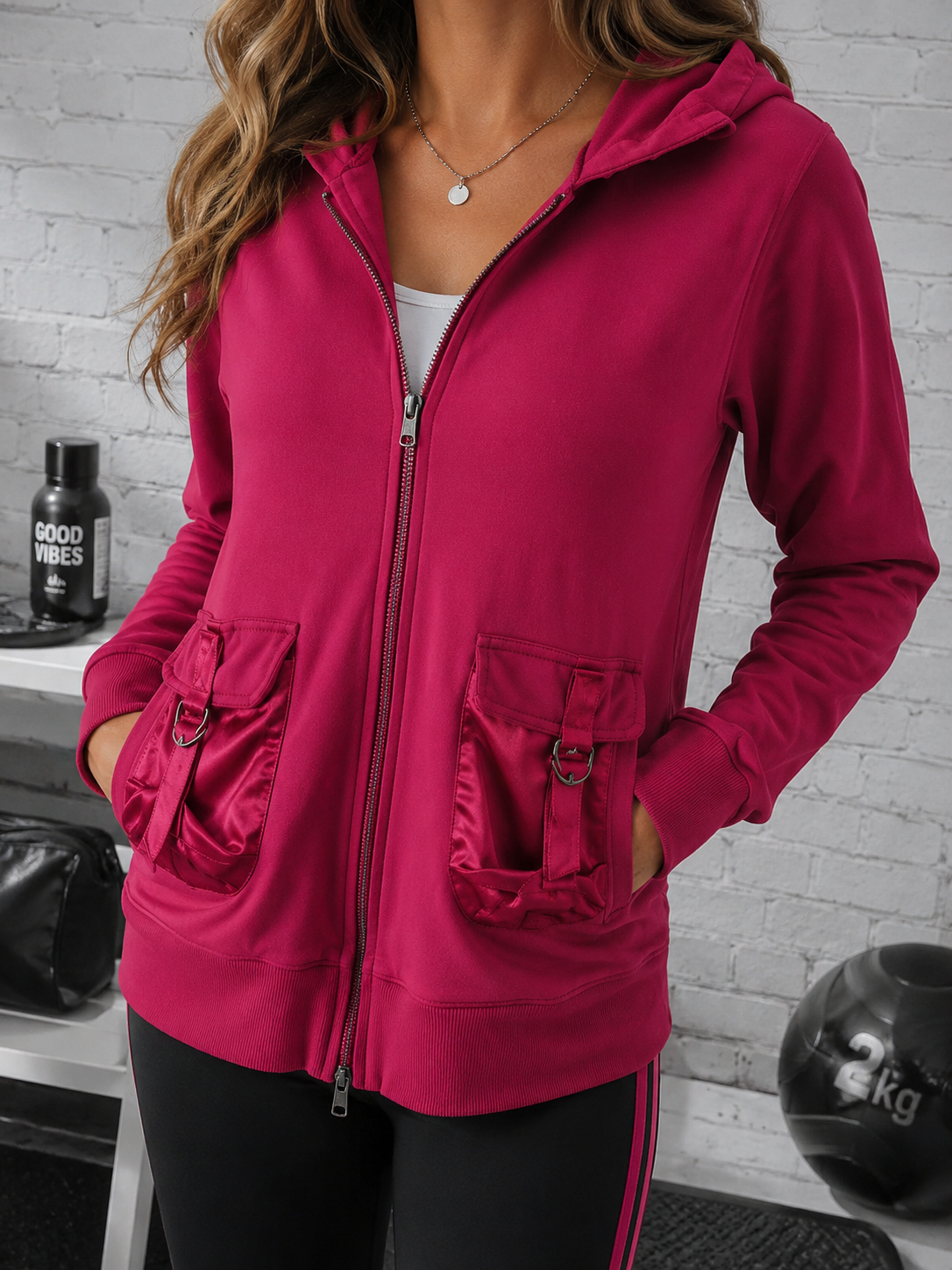 FLUID - Veste Sweat Zippé - Taille M