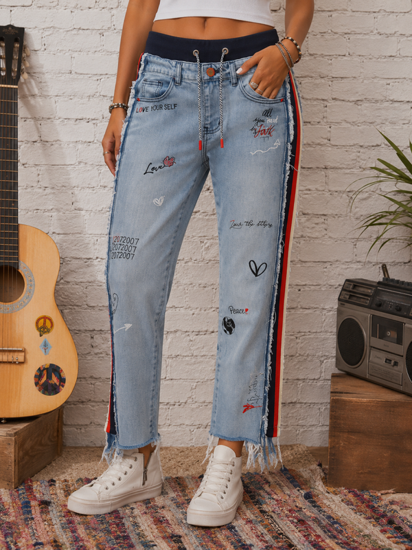DESIGUAL - Jean "Jogger Denim" - Femme