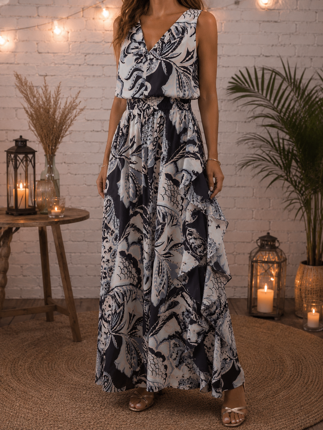 AMITIE - Robe longue fluide