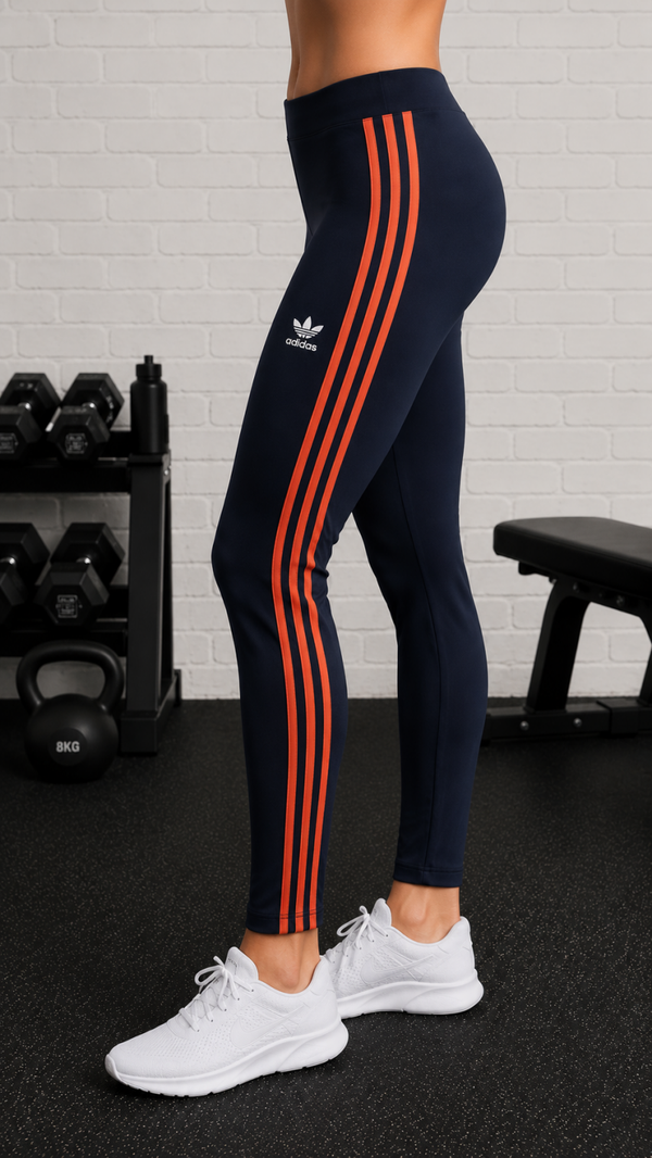 ADIDAS - Legging Originals – Marine & Bandes Orange