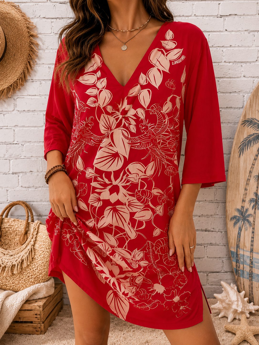 LONGBOARD - Robe-tunique de plage